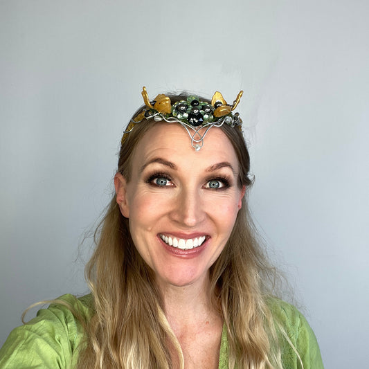 The Owl Flower Tiara