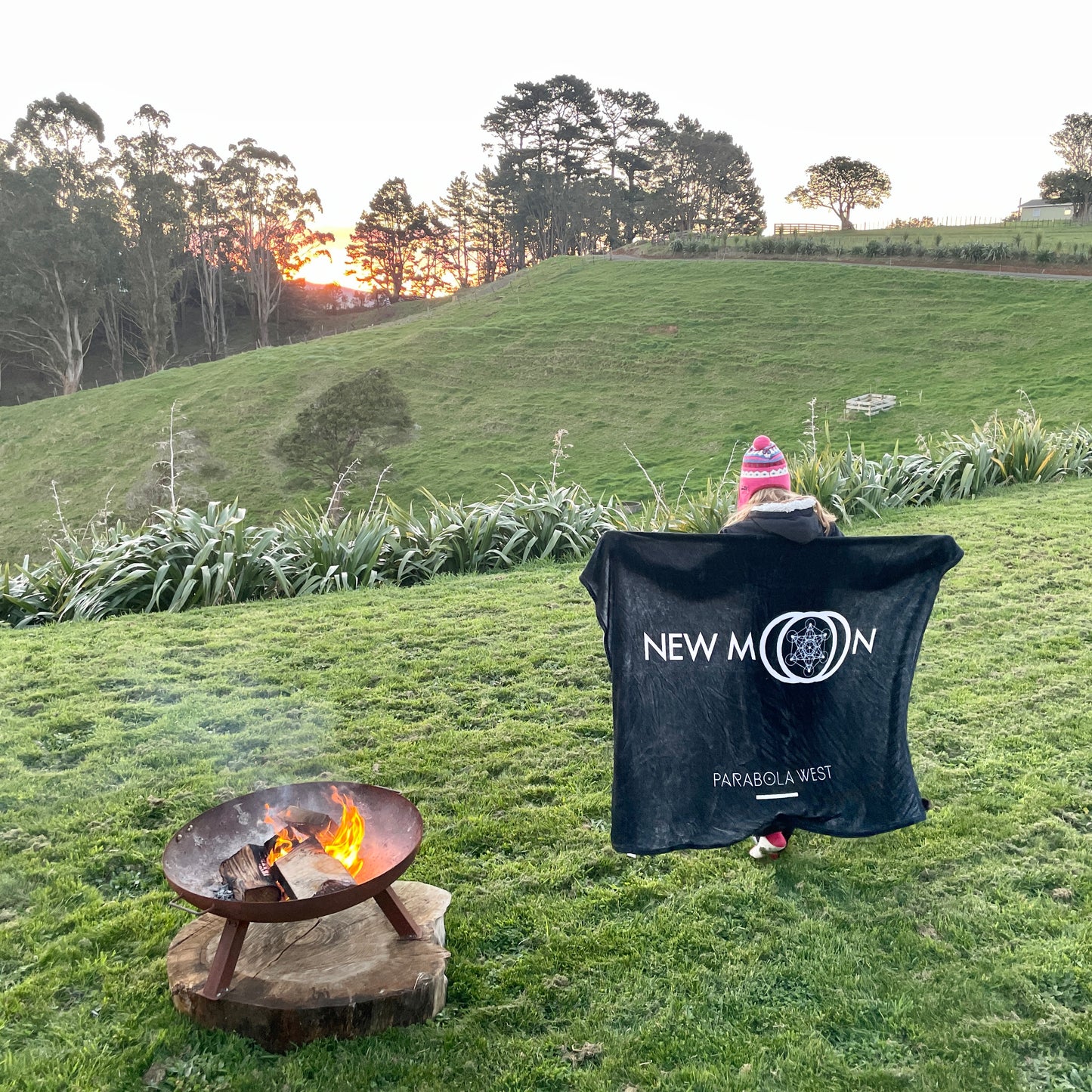 New Moon Fireside Blanket