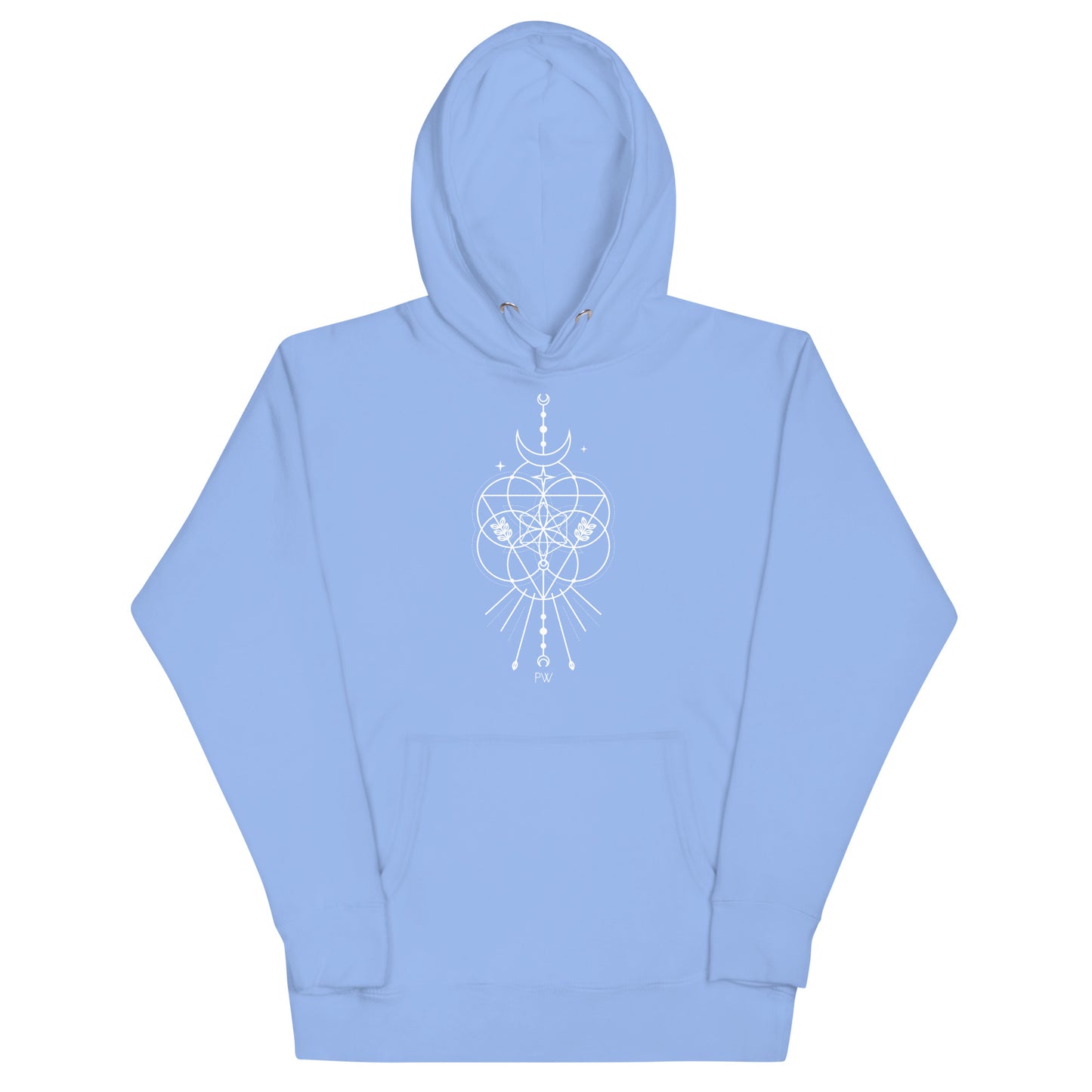 Parabolight Moon Unisex Hoodie (white logo)