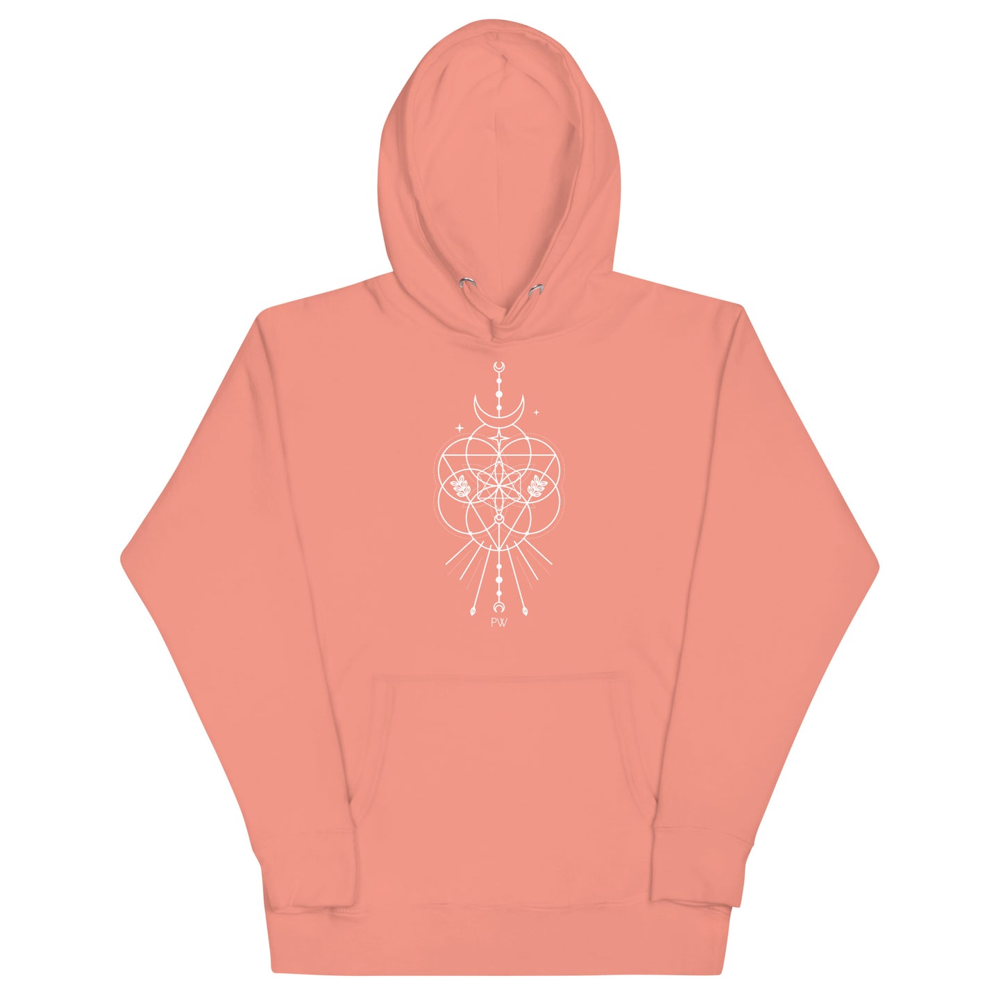 Parabolight Moon Unisex Hoodie (white logo)