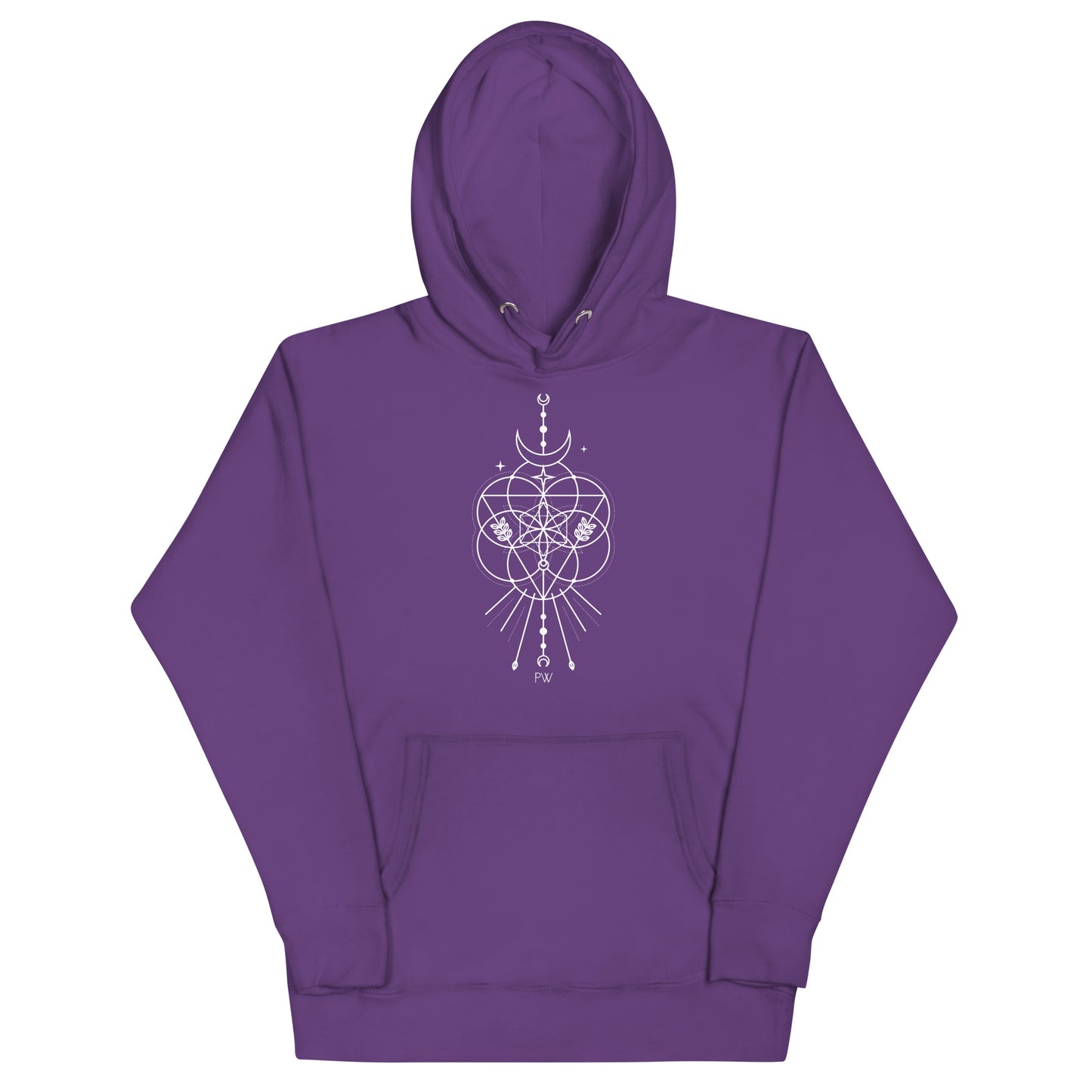 Parabolight Moon Unisex Hoodie (white logo)