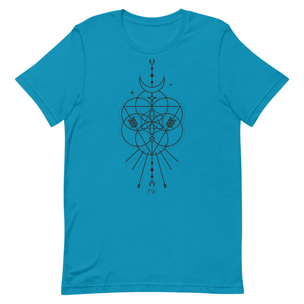 Parabolight Moon Unisex T-Shirt (black logo)