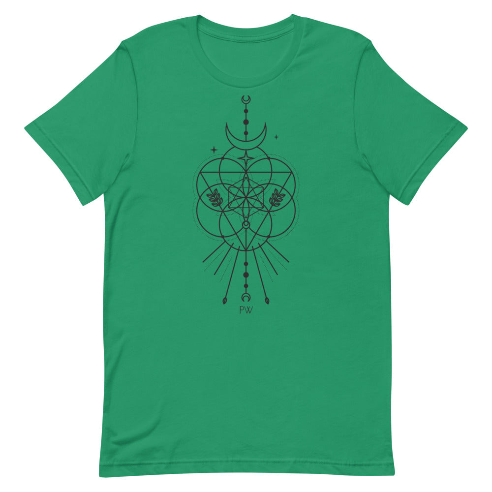 Parabolight Moon Unisex T-Shirt (black logo)