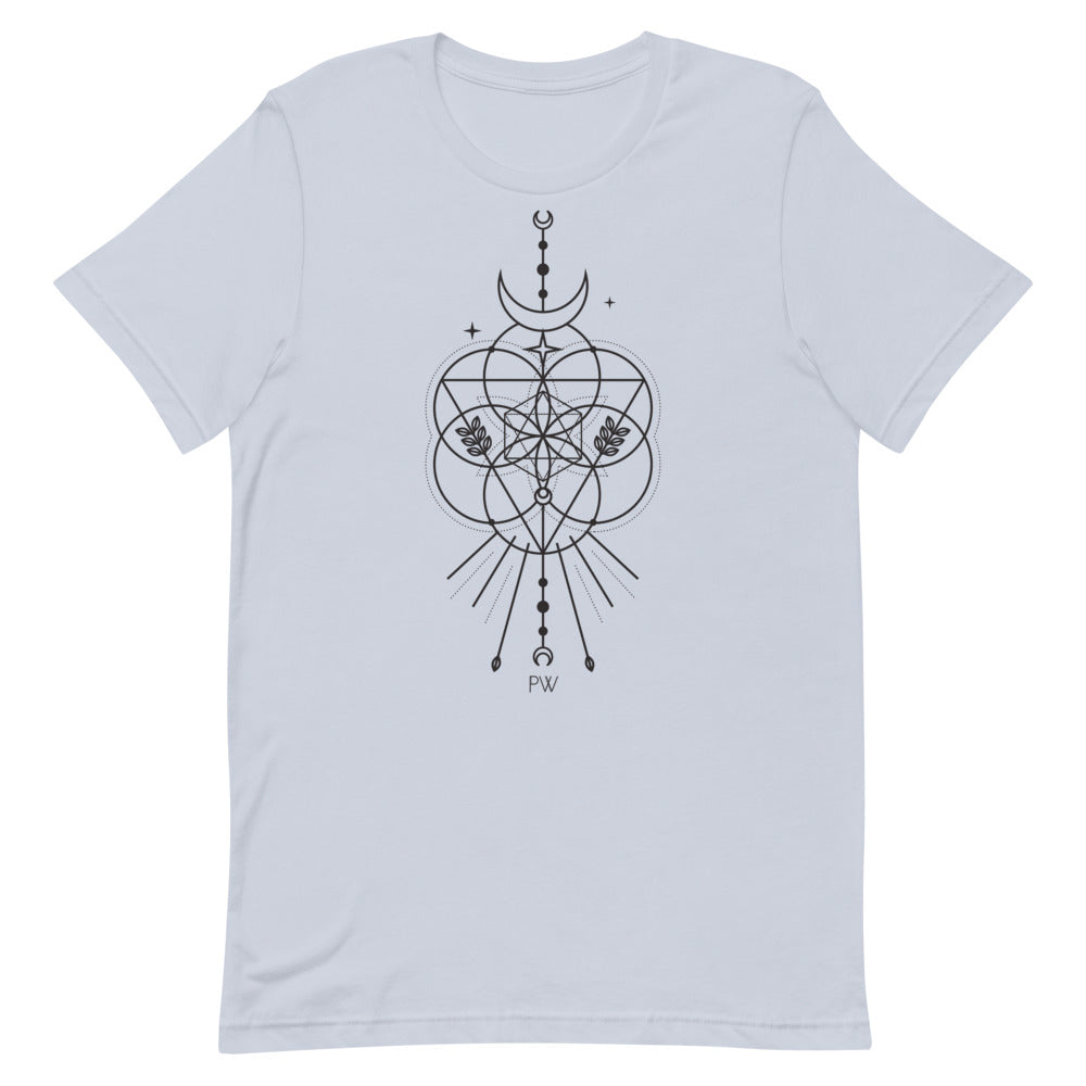 Parabolight Moon Unisex T-Shirt (black logo)