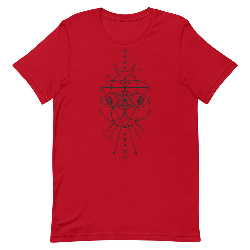 Parabolight Moon Unisex T-Shirt (black logo)
