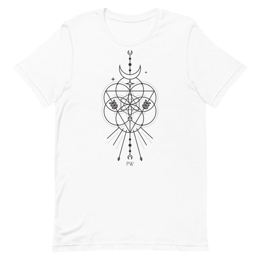 Parabolight Moon Unisex T-Shirt (black logo)